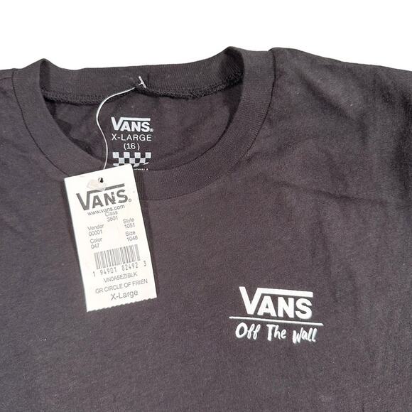 Vans Kids Circle of Friends Tee Short Sleeve T Shirt Size XL - Picture 5 of 6